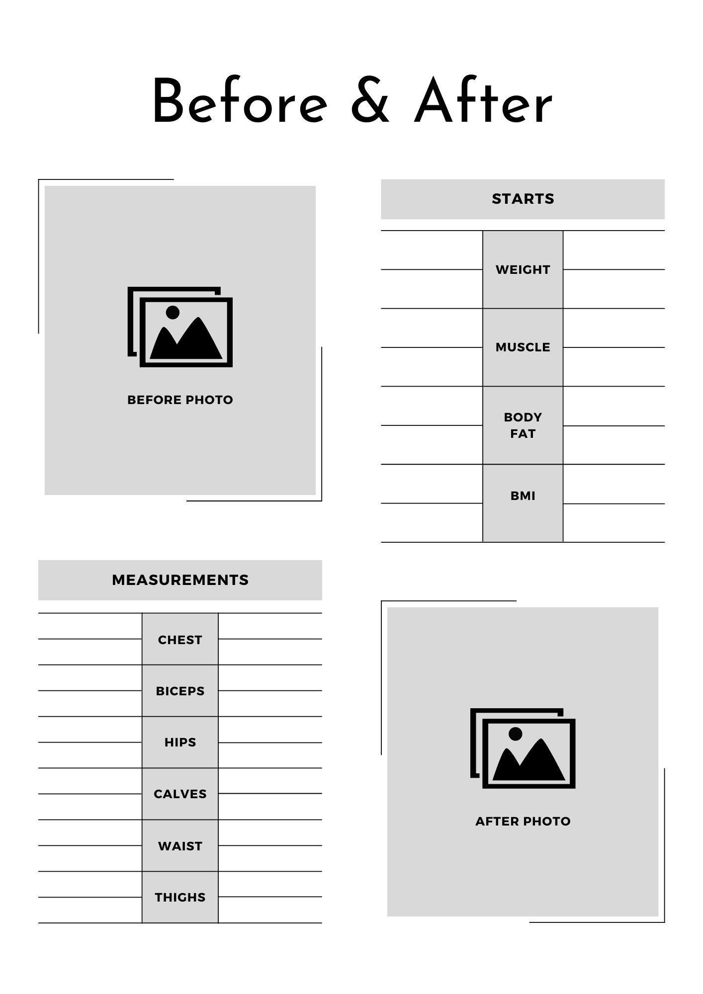 Suivi des progrès en matière de musculation